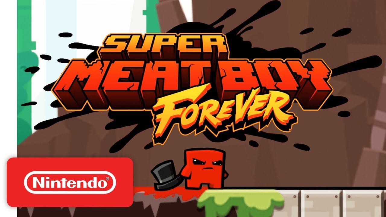 super meat boy forever gameplay